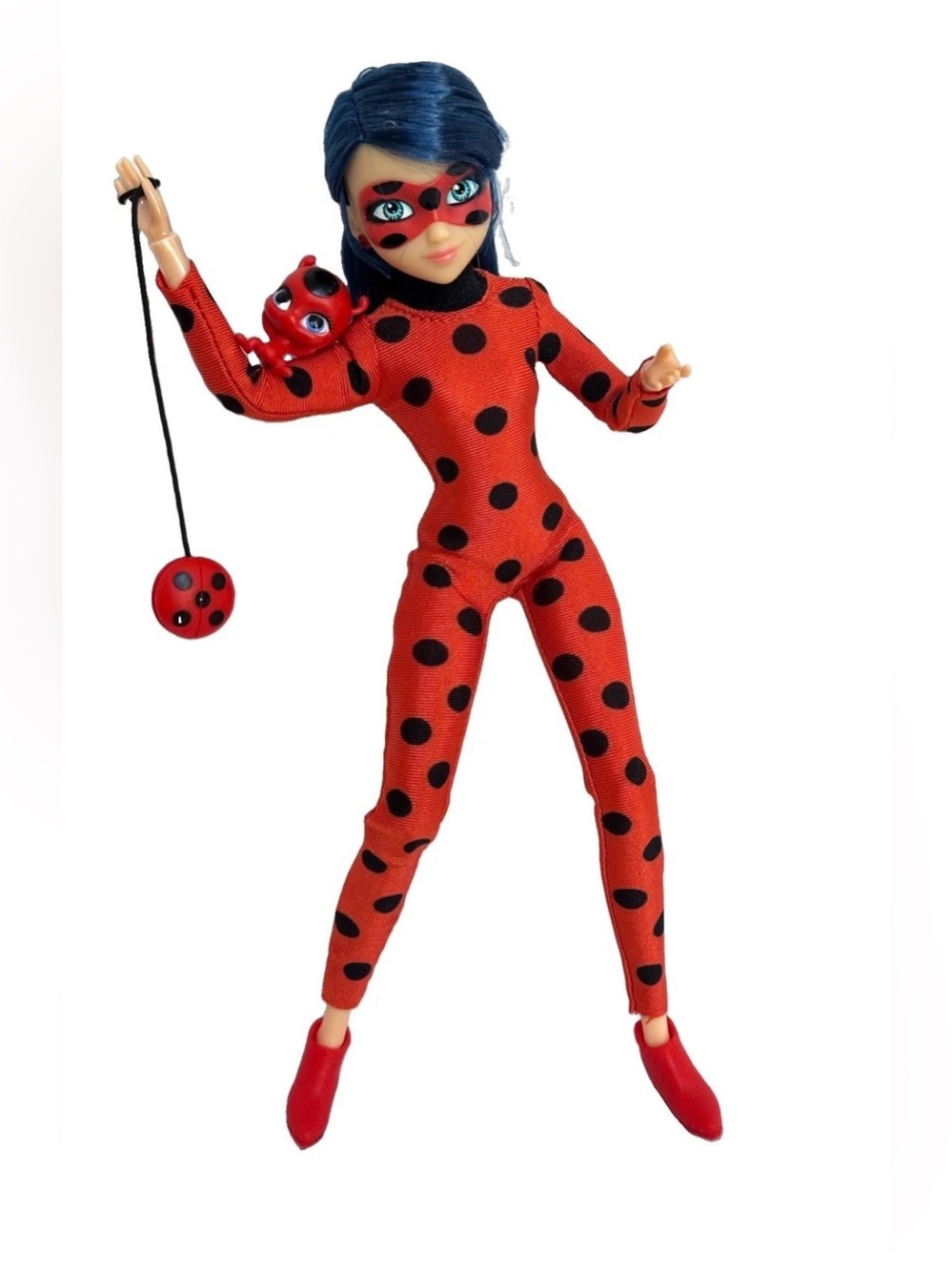 Miraculous Ladybug 10.5" Fashion Doll Playmates Articulated Tikki Kwami & Yo-Yo